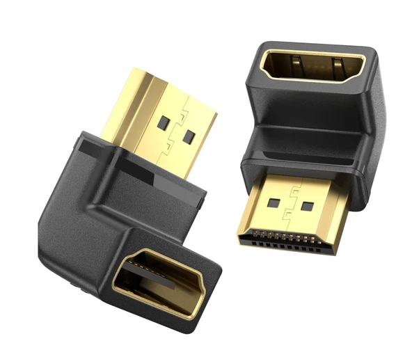 POWERMASTER 90 DERECE  HDMI DİŞİ ERKEK ARA L HDMI ÇEVİRİCİ ADAPTÖR - 3