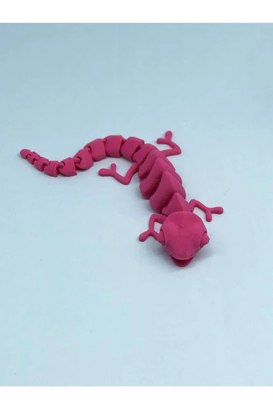 3d Hareketli Bukalemun Figürlü Oyuncak - Pembe - Resim 4