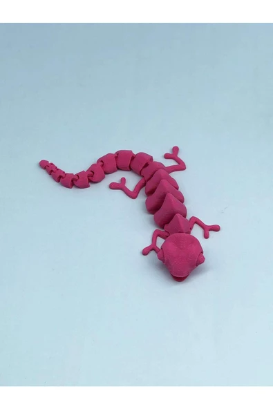 3d Hareketli Bukalemun Figürlü Oyuncak - Pembe - Resim 5