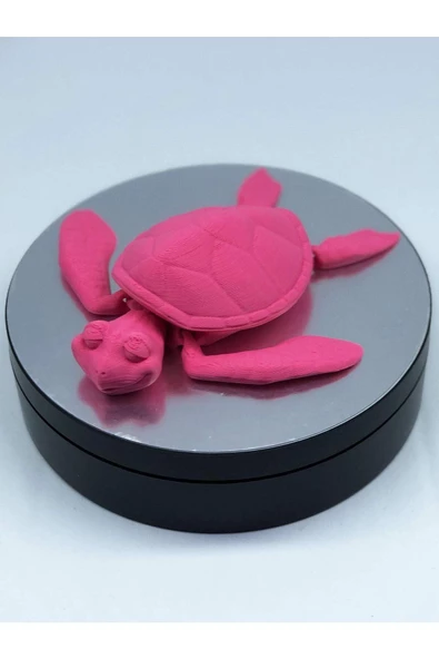 3d Hareketli Kaplumbağa Figürlü Oyuncak - Pembe - Resim 7