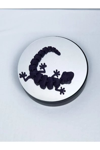 3d Hareketli Oyuncak Kertenkele- Mor - Resim 6