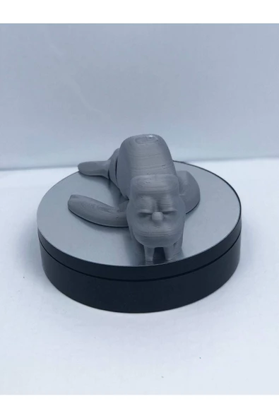 3d Hareketli Deniz Aygırı / Mors Figürlü Oyuncak - Gri - Resim 5