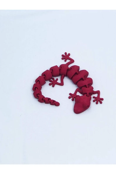 3d Hareketli Oyuncak Kertenkele - Kırmızı - Resim 3