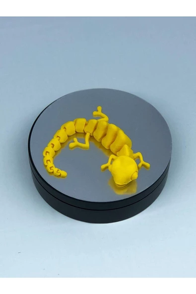 3d Hareketli Bukalemun Figürlü Oyuncak - Sarı - Resim 5