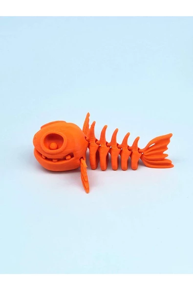 3d Hareketli Balık Figürlü Oyuncak - Turuncu - 2