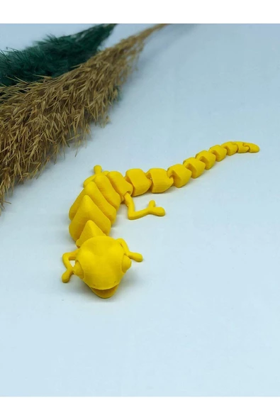 3d Hareketli Bukalemun Figürlü Oyuncak - Sarı ürün görseli 1