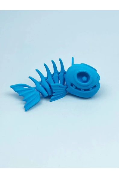 3d Hareketli Balık Figürlü Oyuncak - Mavi - Resim 6