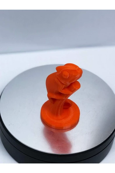 3d Bukalemun Figürlü Biblo / Oyuncak - 4