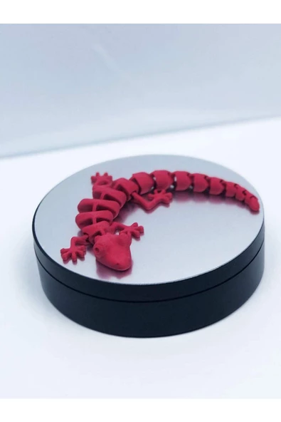 3d Hareketli Oyuncak Kertenkele - Kırmızı - Resim 6
