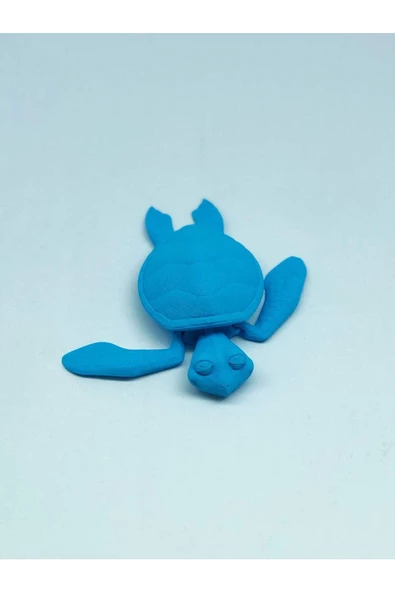 3d Hareketli Kaplumbağa Figürlü Oyuncak - Mavi - Resim 3