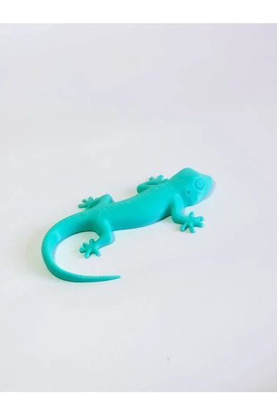 3d Kertenkele Gecko Figürlü Model Oyuncak - Turkuaz ürün görseli 1