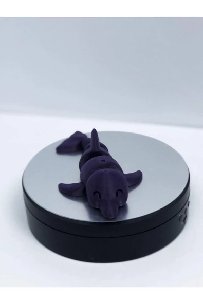 3d Hareketli Yunus Figürlü Oyuncak - Mor - 6