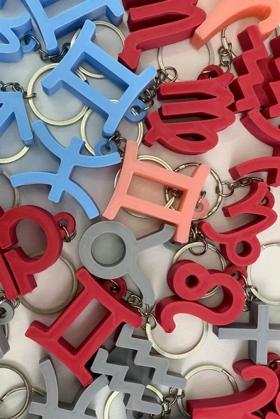 Yay Burcu Anahtarlık Kırmızı - Resim 3