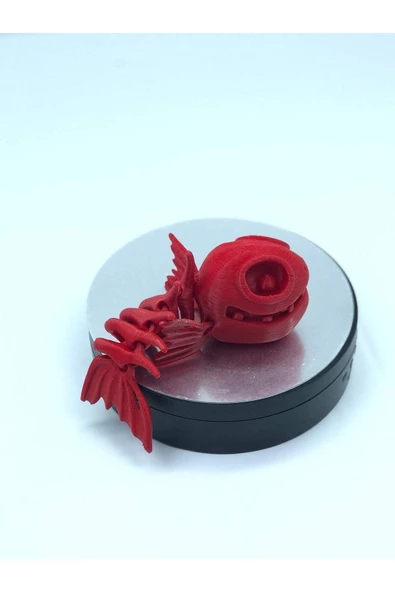 3d Hareketli Balık Figürlü Oyuncak - Kırmızı - Resim 3