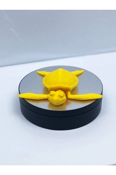 3d Hareketli Kaplumbağa Figürlü Oyuncak - Sarı - Resim 3