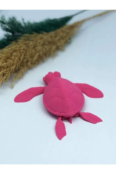 3d Hareketli Kaplumbağa Figürlü Oyuncak - Pembe - Resim 2