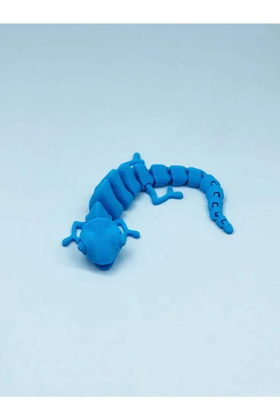 3d Hareketli Bukalemun Figürlü Oyuncak - Mavi - Resim 5