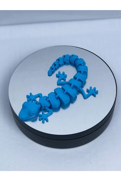 3d Hareketli Oyuncak Kertenkele- Mavi - Resim 5