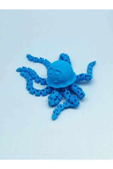 3d Hareketli Deniz Anası Oyuncak & Masa Dekoru -mavi - Resim 3