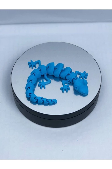 3d Hareketli Oyuncak Kertenkele- Mavi - Resim 4