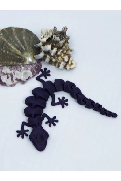 3d Hareketli Oyuncak Kertenkele- Mor ürün görseli 1