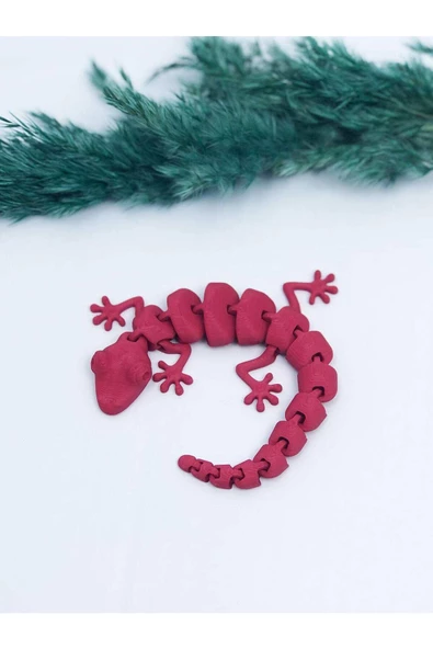 3d Hareketli Oyuncak Kertenkele - Kırmızı - Resim 7