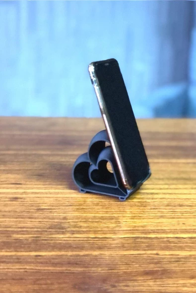 3d Kalp Şeklinde Telefon / Tablet Standı, Telefon Veya Tablet Tutucu - 2