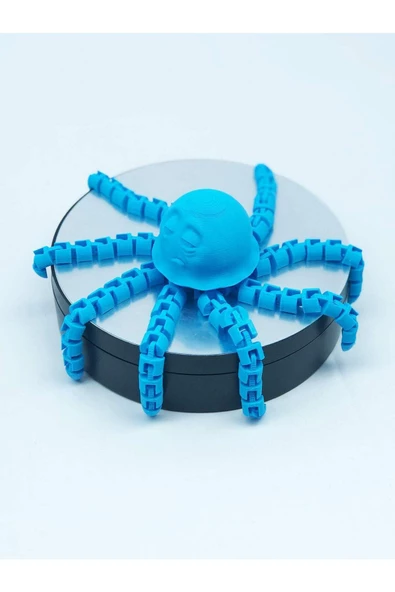 3d Hareketli Deniz Anası Oyuncak & Masa Dekoru -mavi - Resim 5