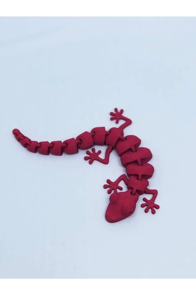 3d Hareketli Oyuncak Kertenkele - Kırmızı - Resim 5