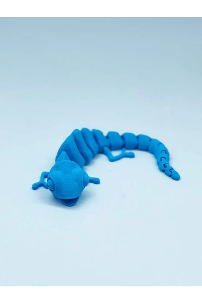 3d Hareketli Bukalemun Figürlü Oyuncak - Mavi - Resim 4
