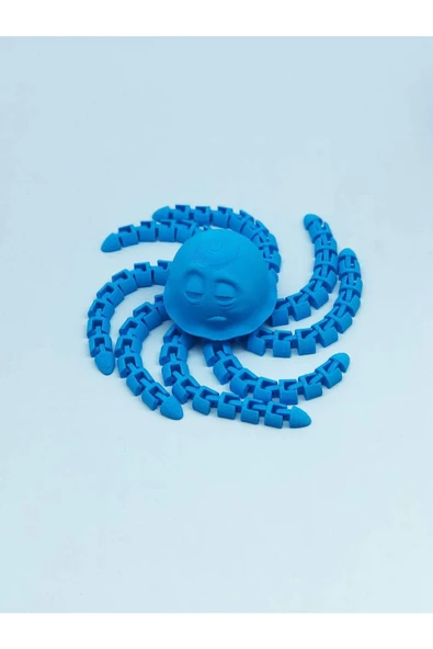 3d Hareketli Deniz Anası Oyuncak & Masa Dekoru -mavi - Resim 2
