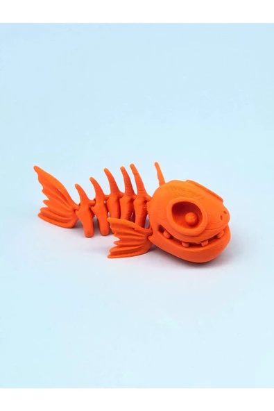 3d Hareketli Balık Figürlü Oyuncak - Turuncu - 5
