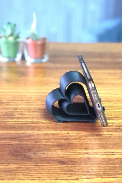 3d Kalp Şeklinde Telefon / Tablet Standı, Telefon Veya Tablet Tutucu - 5