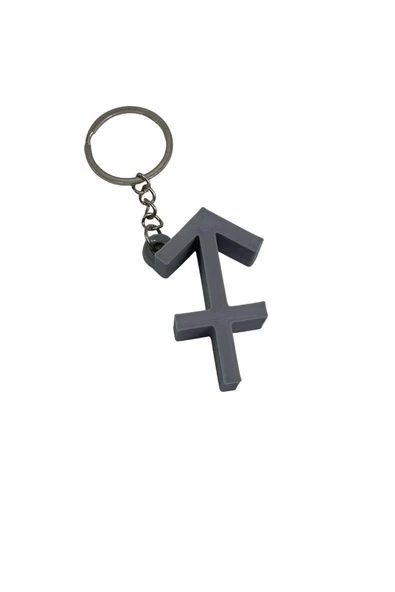 Yay Burcu Anahtarlık Gri ürün görseli 1