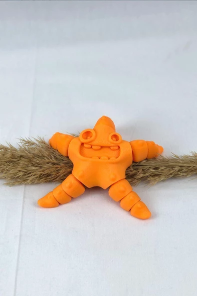 3d Hareketli Deniz Yıldızı Oyuncak - Turuncu - Resim 5