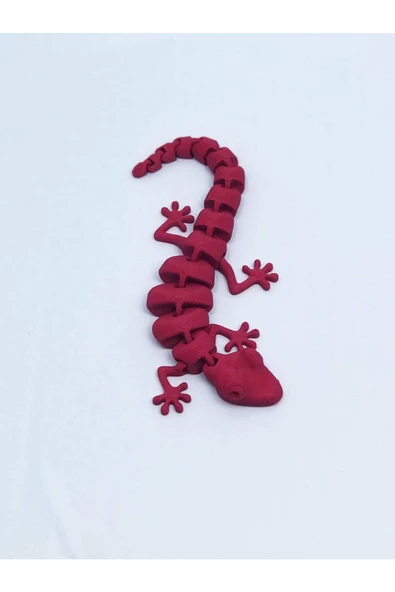 3d Hareketli Oyuncak Kertenkele - Kırmızı - Resim 4