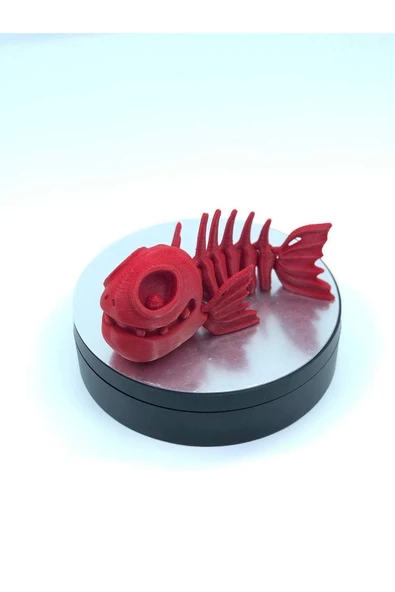 3d Hareketli Balık Figürlü Oyuncak - Kırmızı - Resim 2