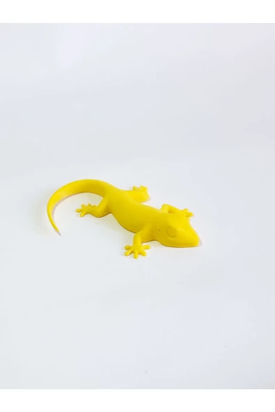 3d Kertenkele Gecko Figürlü Model Oyuncak - Sarı ürün görseli 1