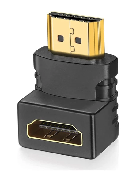 POWERMASTER 90 DERECE  HDMI DİŞİ ERKEK ARA L HDMI ÇEVİRİCİ ADAPTÖR - 2