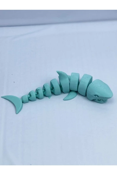 3d Hareketli Köpek Balığı Figürlü Oyuncak - Turkuaz - 3
