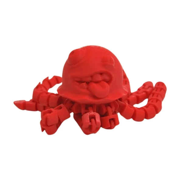 3d Hareketli Sevimli Deniz Anası Oyuncak & Masa Dekoru -kırmızı - Resim 3