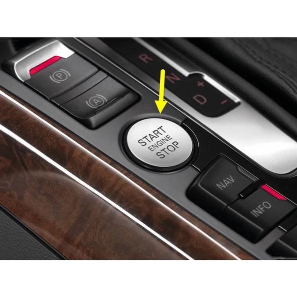 Audi A5 Sportback 2008-2011 Start Stop Çalıştırma Düğmesi 8K0905217A - 2