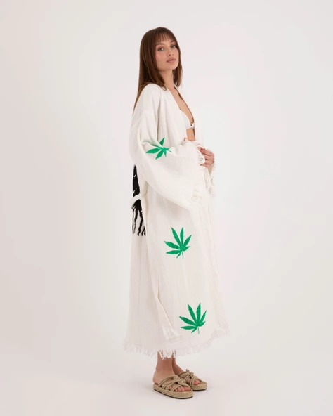 Bornoz ,Plaj Kıyafeti,Kimono , Kaftan ,Sabahlık  Bob Marley Baskılı - 3