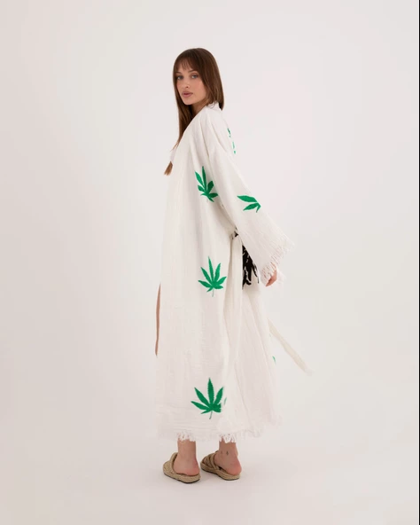 Bornoz ,Plaj Kıyafeti,Kimono , Kaftan ,Sabahlık  Bob Marley Baskılı - 2