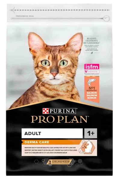 Pro Plan Derma Care Somonlu Tüy Sağlığı Destekleyici Yetişkin Kedi Maması 3kg