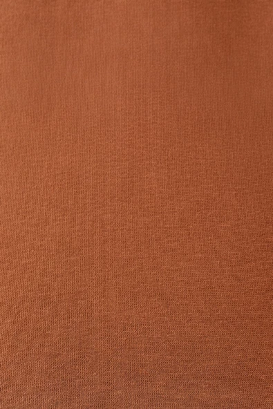 Loft 2034268 Kahverengi Erkek Regular Fit Üç İplik Yazı Detaylı Bisiklet Yaka Sweat - 5