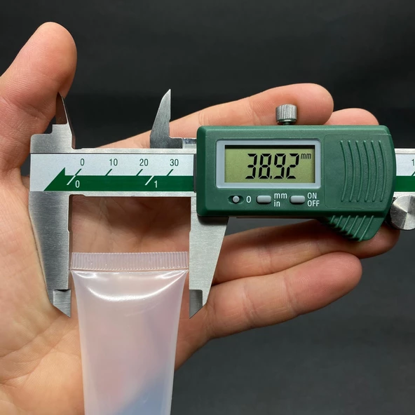 Şeffaf Boş Krem Tüpü 20ml , Vidalı Kapaklı Merhem Tüpü ,  Şeffaf Lipgloss Tüp 20 ml x 3 Adet - Resim 4