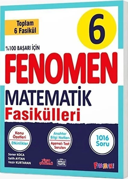 6. Sınıf Matematik Fasikül Seti Fenomen Okul Yayınları