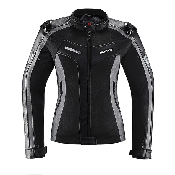 SCOYCO JK152W KADIN 4 MEVSİM MONT DERİ SİYAH - 2