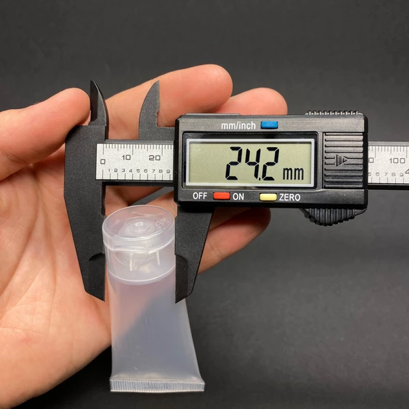 Şeffaf Boş Krem Tüpü 20ml , Fliptop Kapaklı Merhem Tüpü ,  Şeffaf Lipgloss Tüp 20 ml x 3 Adet - Resim 4